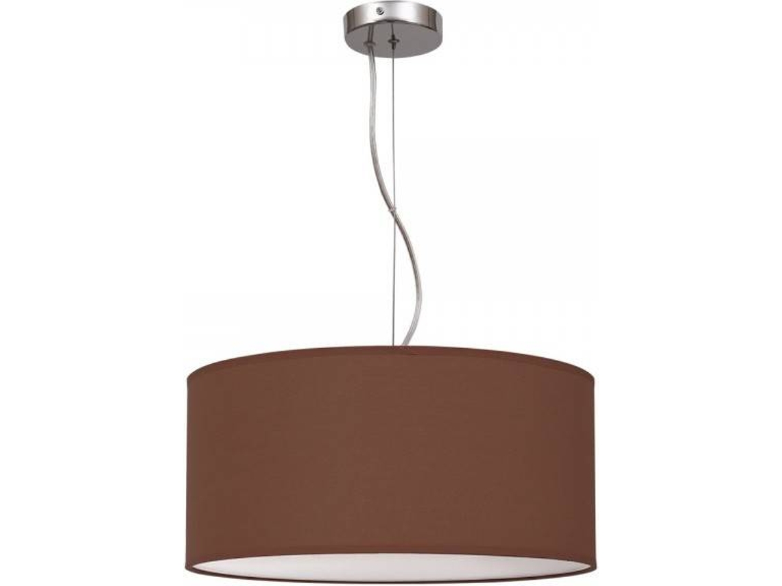 Lámpara de Suspensión FABRILAMP Nicole (Marrón - E27 - 3 x 60 W - Metal)