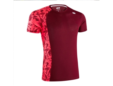 Camiseta de Hombre para Running 42K RUNNING Lotus Rojo (XS)