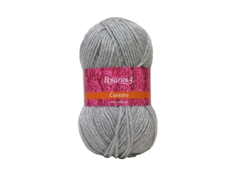 Hilo de La ROSARIOS 4 Cantata 100G Cinza Claro 43