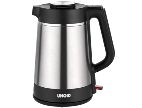 Hervidor termo eléctrico UNOLD 1 5 L 1800 W negro acero inoxidable
