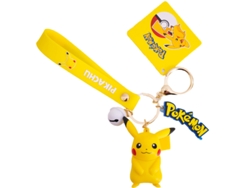 Lindo Llavero De Plástico Amarillo Estilo Kawaii Con Diseño De Anime, Colgante Decorativo Para Mochila O Coche.