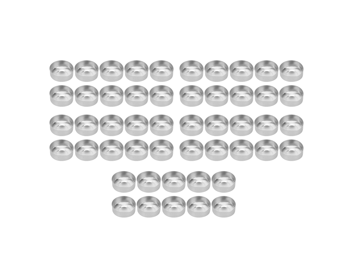 Bases para velas Baok-base, 50 unidades, material duradero y resistente al calor, para la fabricación de velas caseras.