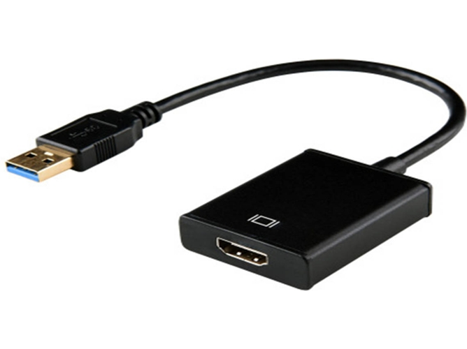 Adaptador HOWEI HW1503 (Usb 3.0 - Hdmi - Negro)