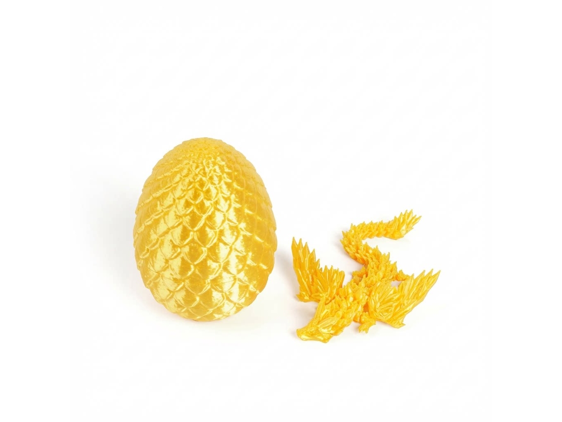 Huevo De Dragón Místico 3d Con Eclosión De Dragón, Regalo De Fantasía Único De Digitallab