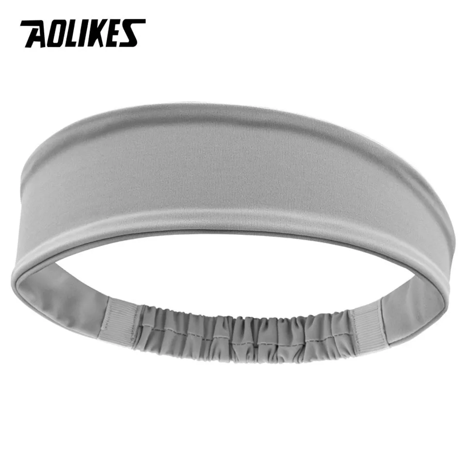 (gris) Diadema Elástica Que Absorbe El Sudor, Adecuada Para Correr, Ir Al Gimnasio O Practicar Yoga.