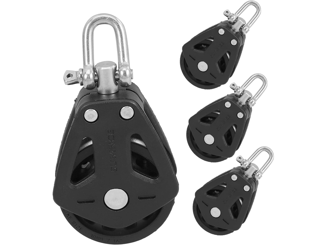 Juego De Poleas Giratorias Marinas De Nailon De Alta Resistencia