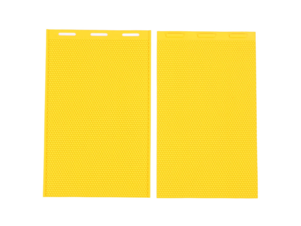 2 Hojas De Cera De Abeja Flexible De Silicona 5.4mm Para Fabricar Panales, Equipo Apícola