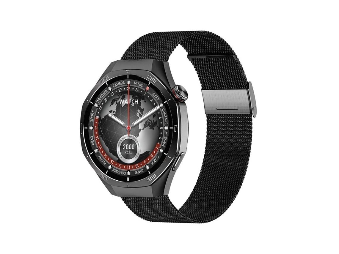 Reloj deportivo inteligente para hombre, pantalla AMOLED, ROM, pantalla siempre activa, NFC, brújula, frecuencia cardíaca y SpO2. Compatible con Android e iOS. Bestvite.