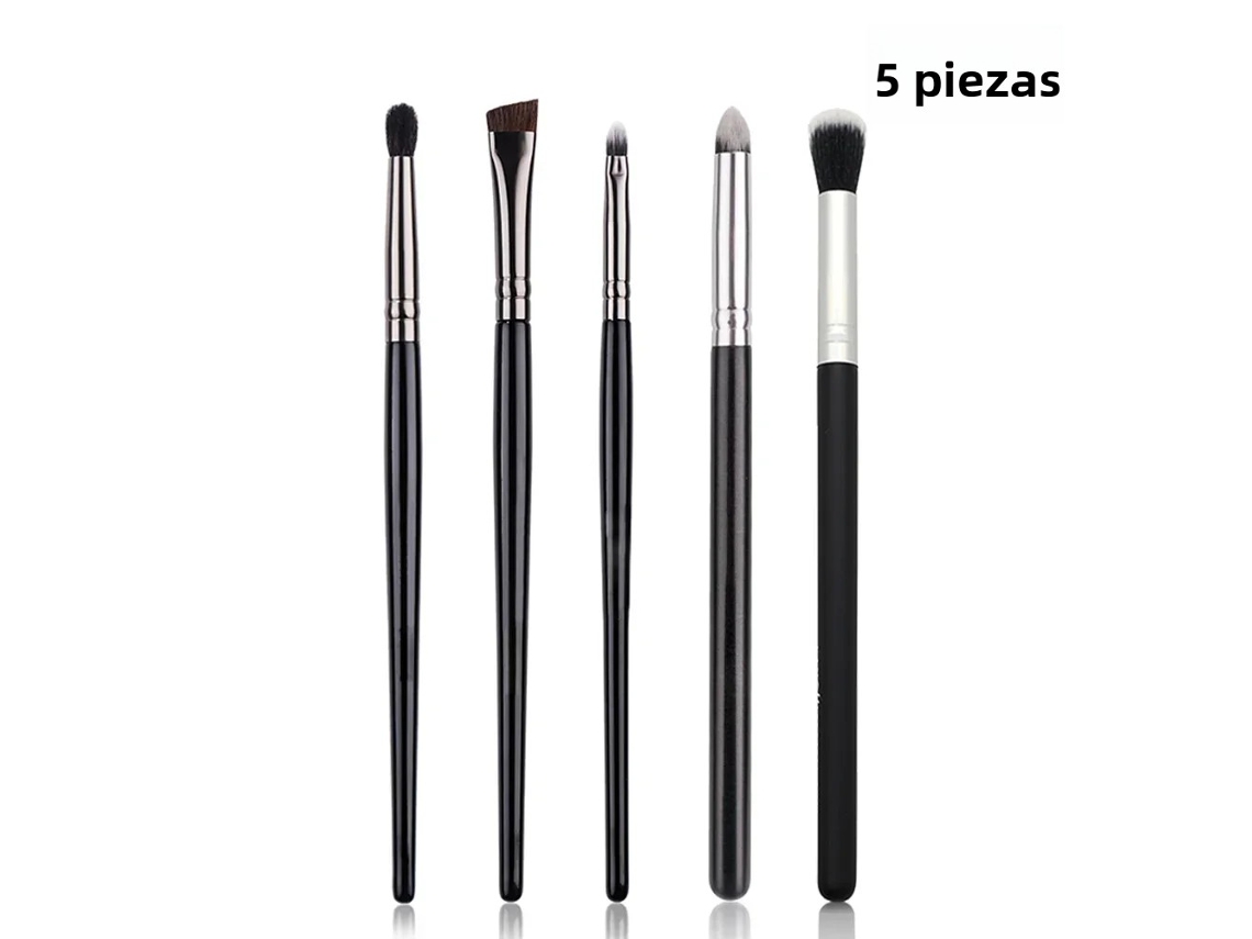 Juego De Brochas De Maquillaje Profesionales De Materiales Naturales (herramientas De Maquillaje)
