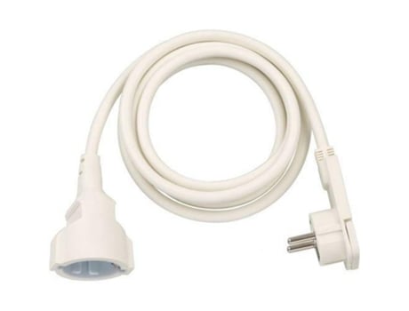 Alargador eléctrico ip20 h05vv-f3g1,5 de 2 m (negro) con clavija plana BRENNENSTUHL