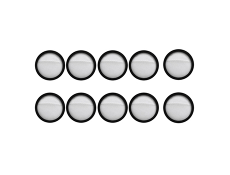 Juego de filtros Hepa de repuesto para limpieza de filtros, 10 piezas, para piezas de aspiradora Proscenic P8