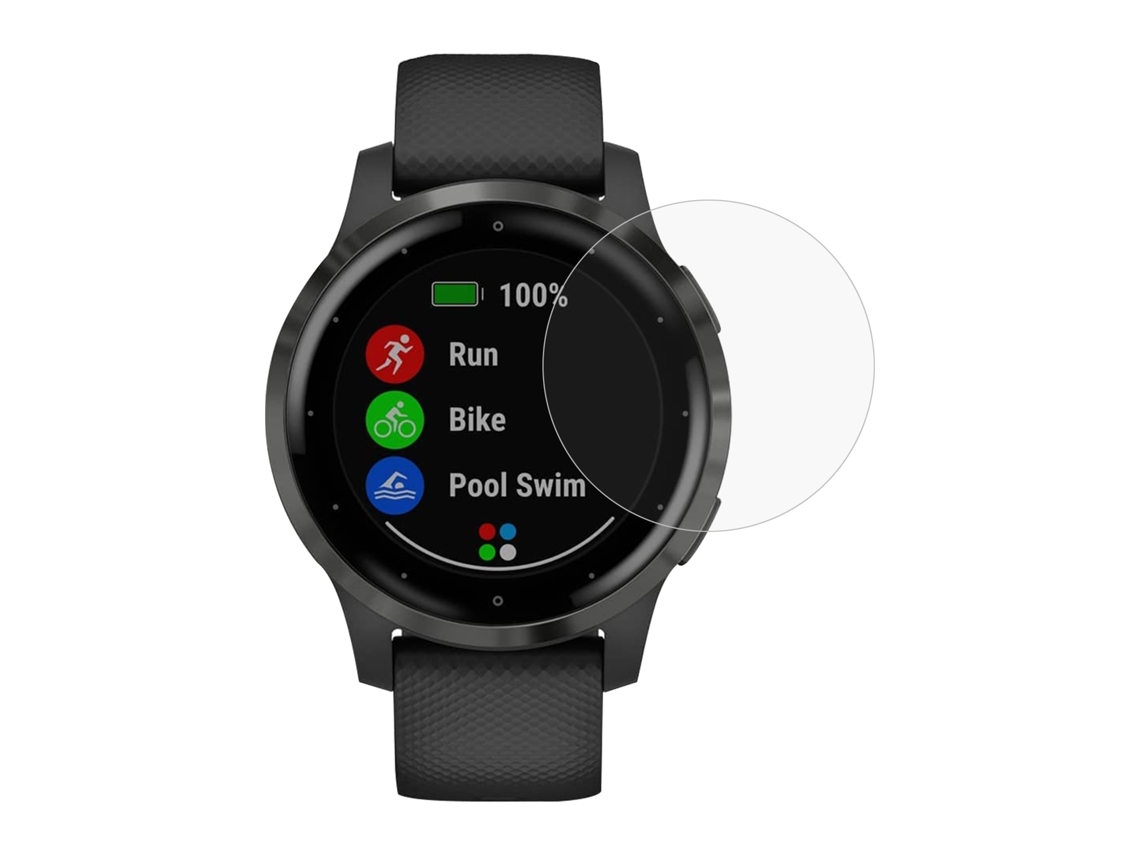 Protector de pantalla de película de vidrio templado para reloj Garmin Vivoactive 4S 0,26 mm 2.5D 9H