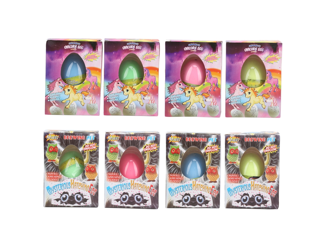 Mali 8pcs Ovos de Coruja para Crescer na Água Incubação Adultos Brinquedo Ovos de Páscoa Eva