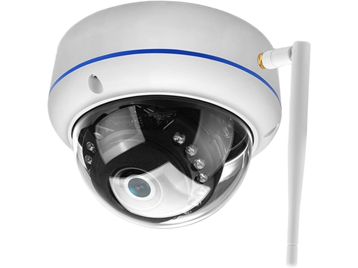 Cámara De Vigilancia Ip Hd De 2/5/8 Mp Con Wi-fi, Carcasa Metálica Y Domo H.265