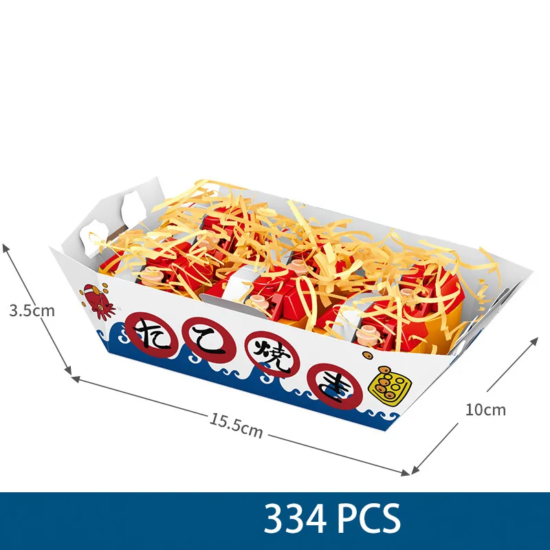 Takoyaki (bolas De Pulpo): Deliciosos Bloques De Construcción De Comida, Juguetes De Bloques De Construcción Educativos Y Regalos.