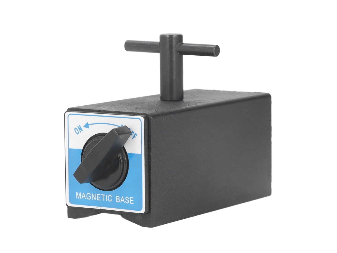 Base Magnética Con Fuerza De Succión De 120 Kg, Rosca M6, Soporte Para Indicador De Calibración.