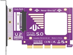 Adaptador Pcie 5.0 A U.2 (sff-8639), Tarjeta De Expansión Ssd Gen5 De 128 Gbps