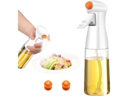 2026-33844-botella Atomizadora De Aceite De 210ml Vidrio Premium Con 3 Boquillas Para Cocina Saludable