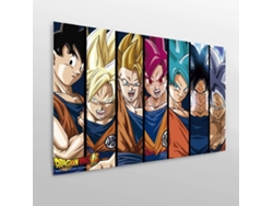 Cuadro OEDIM Dragon Ball Super Fases de Goku (Multicolor - 135x60cm - PVC)