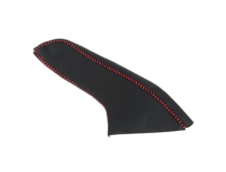 Funda protectora de cuero con funda de freno de mano cosida a mano[Línea Roja]
