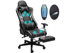 Silla de oficina, diseño ergonómico, altura ajustable, color negro OEM