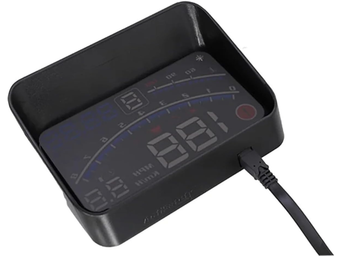 Pantalla De Visualización Frontal (hud) Para Coche Obdii Euobd De 5 Pulgadas, Proyector.