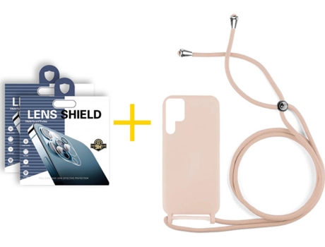 Carcasa + 2 Protectores de Cámara para Samsung Galaxy S22 Ultra 5G SKYHE Rosa Pastel