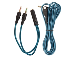 Cable de repuesto para auriculares gaming Steelseries Arctis 3/5/7/Pro con interruptor de silencio, 200 cm, azul