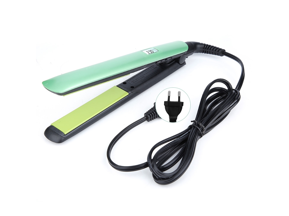 Plancha De Pelo Eléctrica Profesional Con Placa Cerámica Para Alisar Y Rizar El Cabello