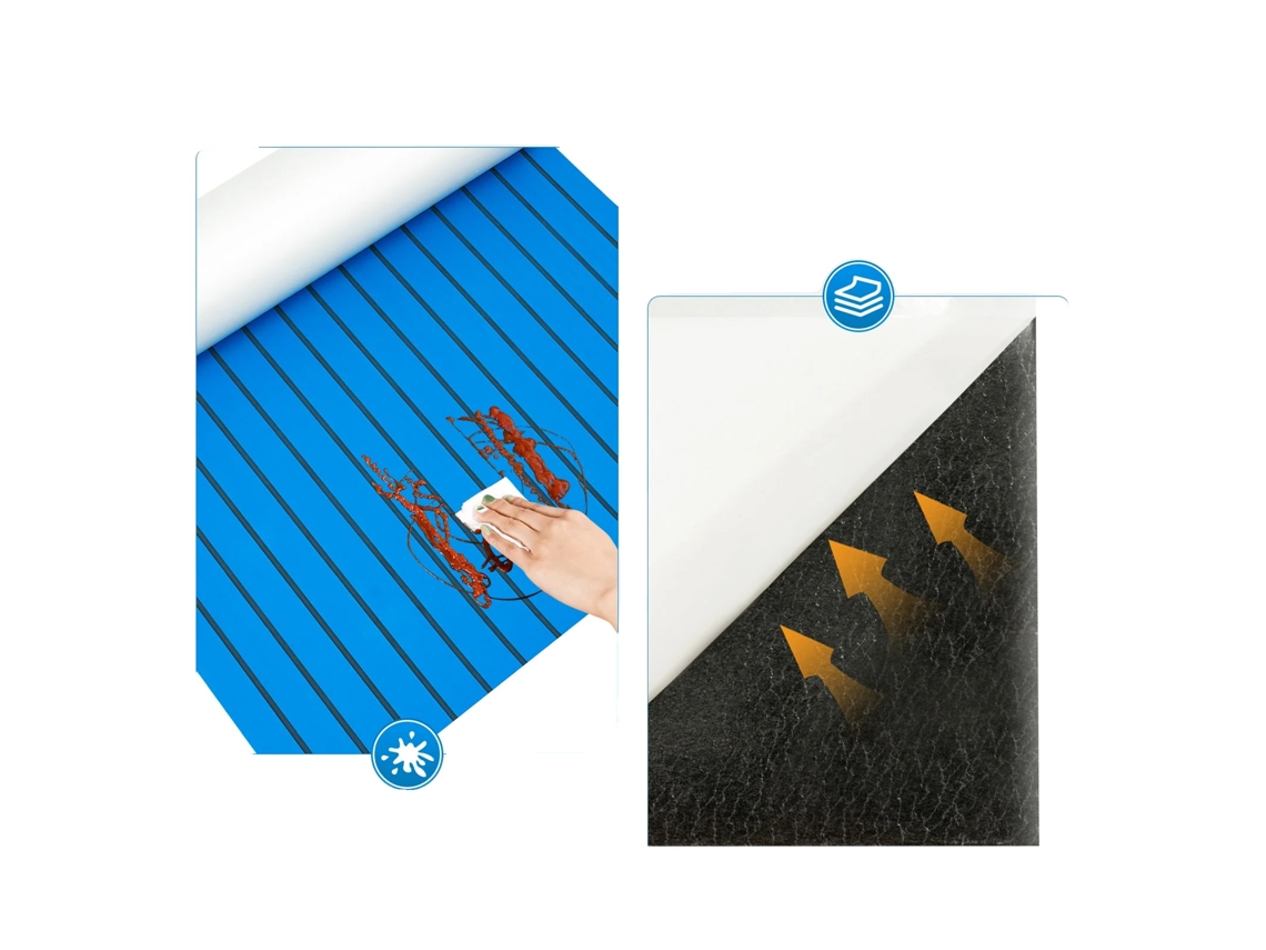 Alfombrilla para suelo marino, autoadhesiva, antideslizante, OEM
