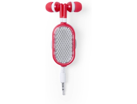 Auriculares con Cable SMARTEK SMTK-5682R (In Ear - Micrófono - Rojo)