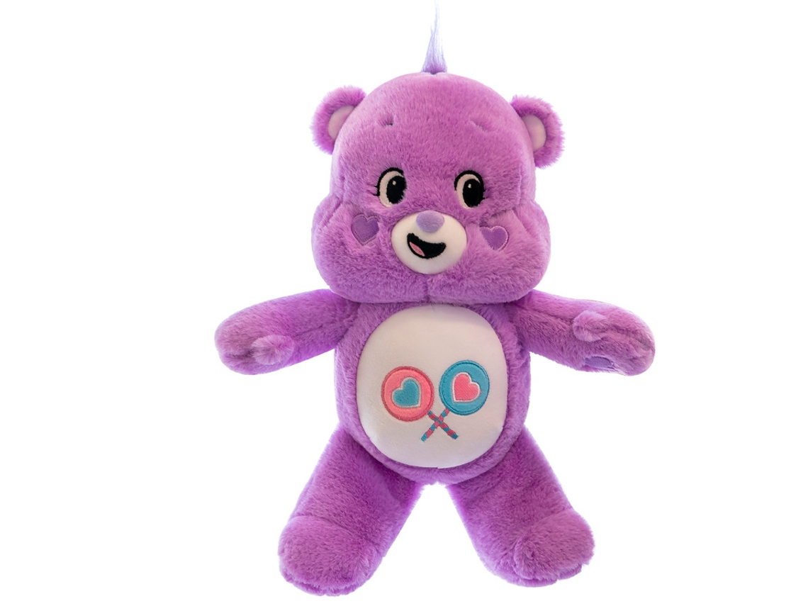 Mali boneca Urso de Pelúcia Fofa Macia Coletável 26cm Roxa Brinquedo para Crianças