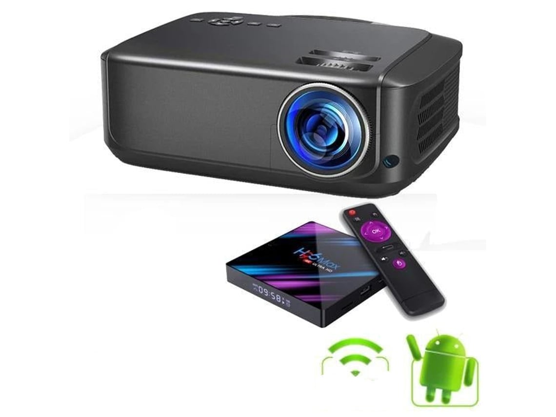T59 Proyector portátil 4K SLOWMOOSE Full Hd Android 10.0 Wi-Fi T59