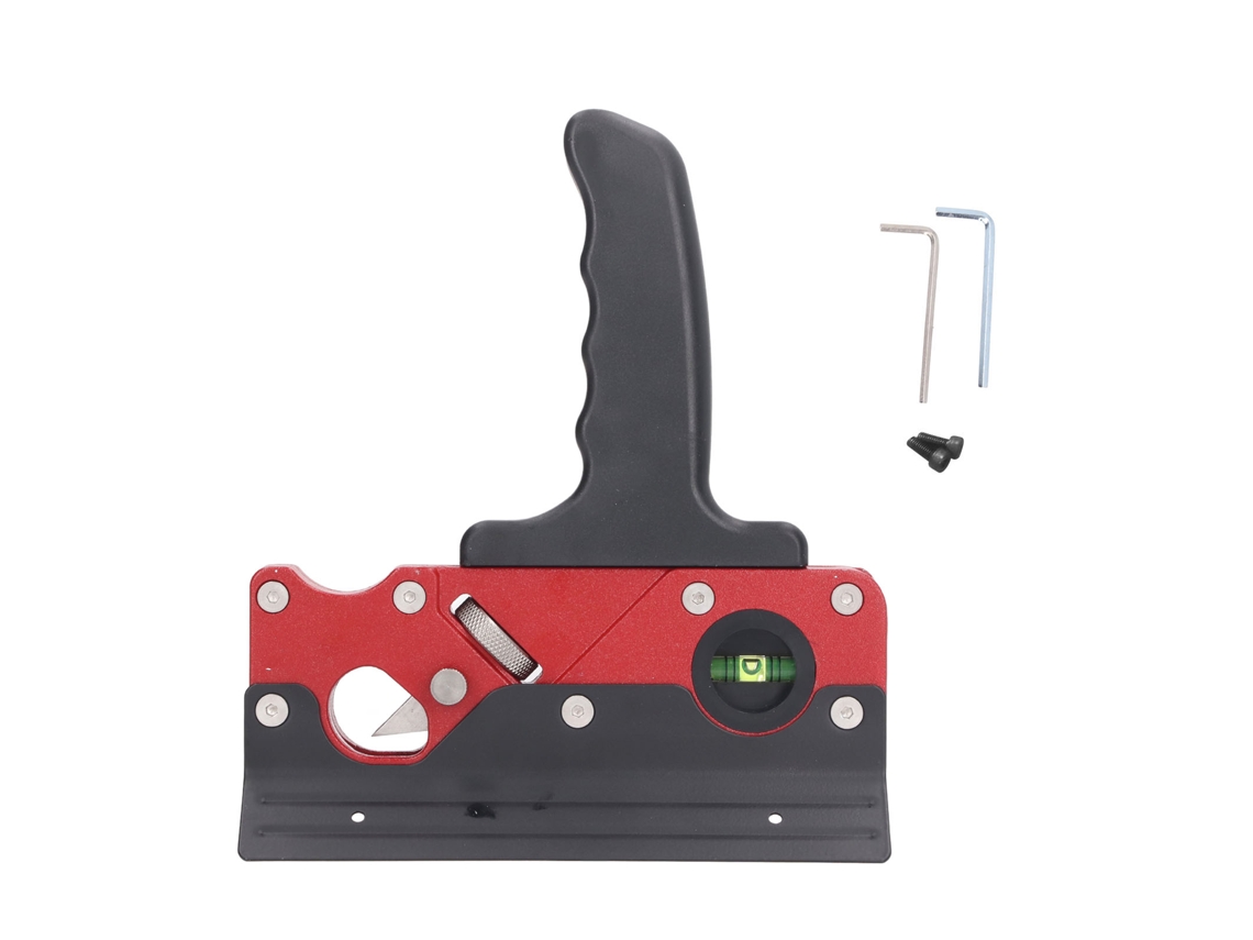 Abrazadera De Mano De Aluminio Para Carpintería Con Embellecedor De Esquina Angular, Roja.