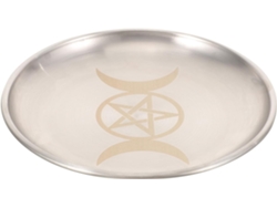 Bandeja Decorativa Plata Pulida Accesorio Decoración Oficinas Altares Luna Lisa