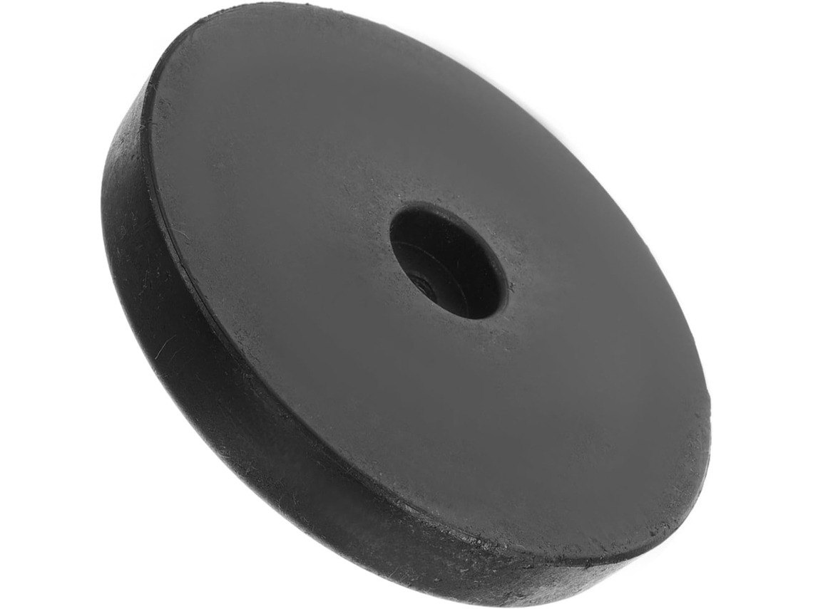 Lámpara De Escritorio Redonda Negra, 1,5 Kg De Peso, Hierro, Estabilizador Con Peso, Resistente A Los Golpes.