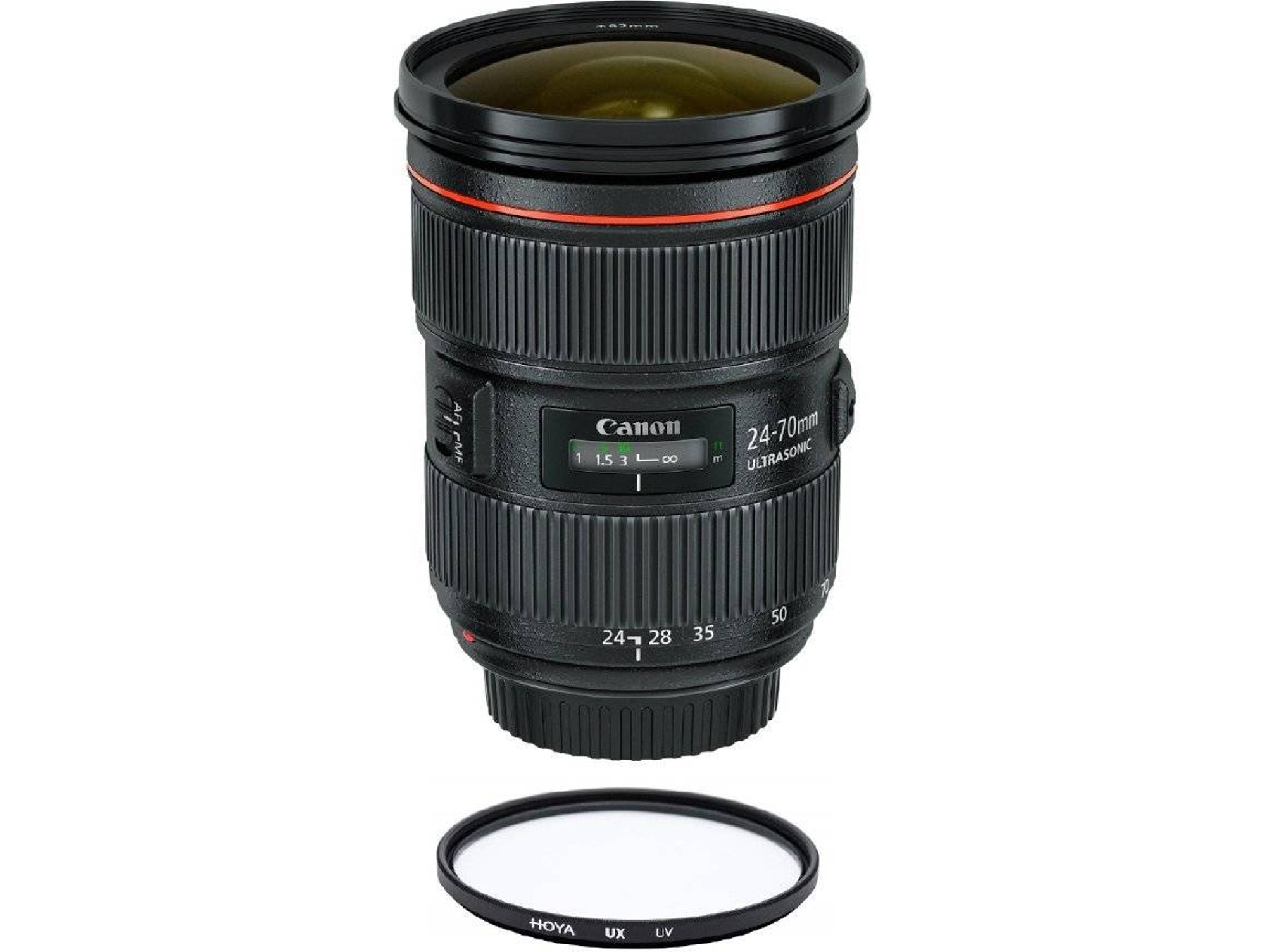 Objetivo CANON EF 24-70mm F2.8L II USM + HOYA UX UV 82mm Filtro