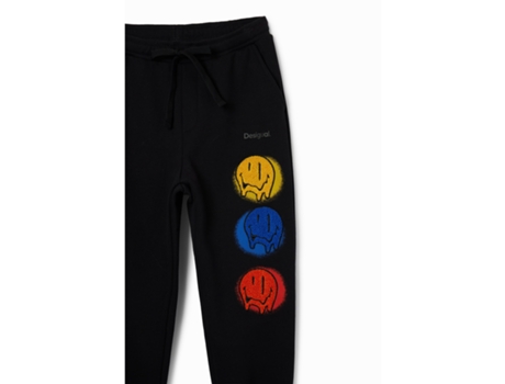 Chándale de Niños para Fitness DESIGUAL Chándal Benito Negro (5/6 Años)