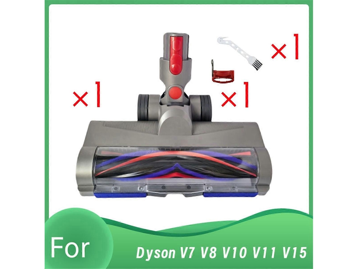 Para Aspirador De Pó Sem Fio V7 V8 V10 V11 V15 Design Anti Emaranhamento Cabeça De Escova De Rolo Com Led D Saisiyiky