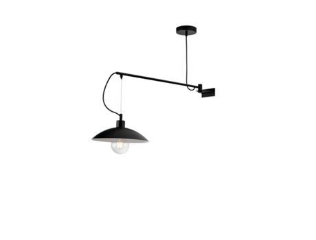 Aplique de pared ELDORADO en metal negro, estilo suspensión