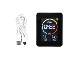 Detector De Co2 Monitor De Calidad Del Aire Sensor Temp Humedad Zn Mt03