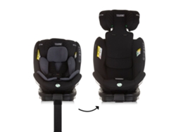 Silla de coche Tourino I Size Isofix 360 de Chipolino Obsidian (40-150 cm)