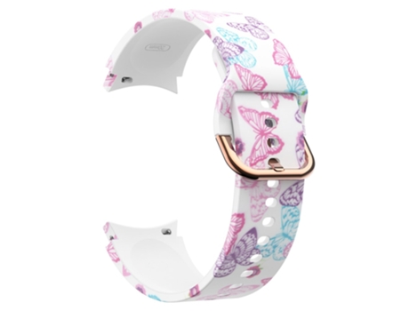 Correa de Silicona 20mm liberación rápida con hebilla para Samsung Galaxy Watch 5 40mm/44mm/5 Pro 45mm - mariposas