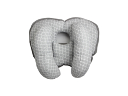 Cojín de soporte cervical para bebé, cojín para cochecito, extraíble (gris) Spqment