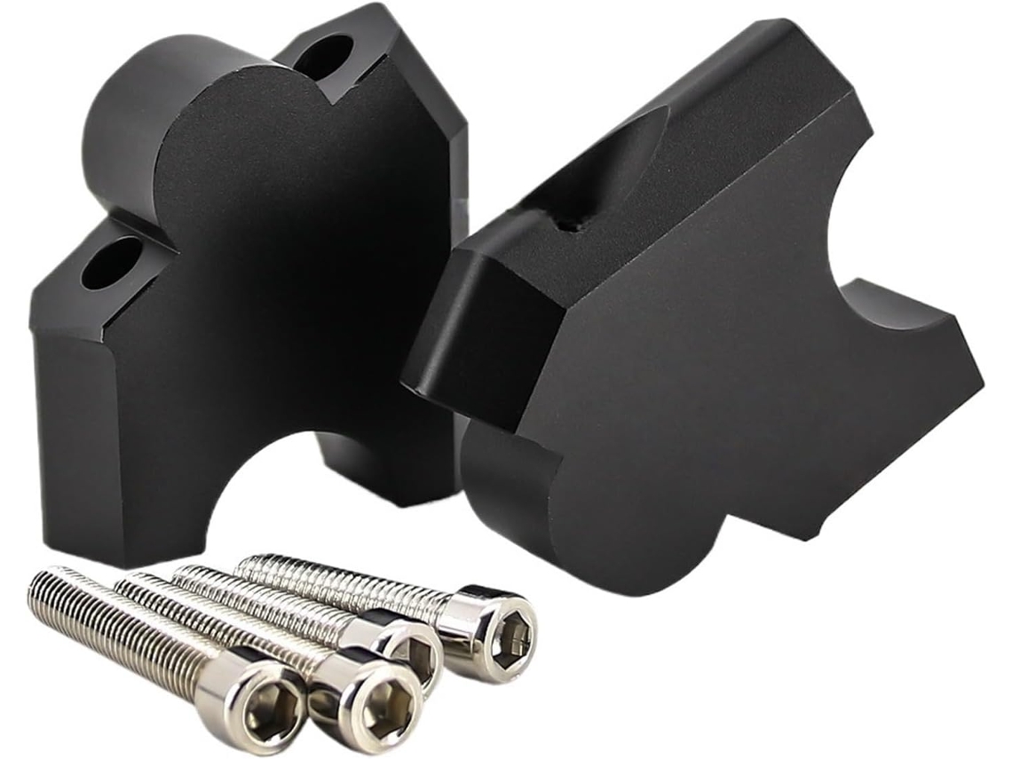 Adaptador Elevador De Manillar Para Vibraciones Motocicleta Bicicleta