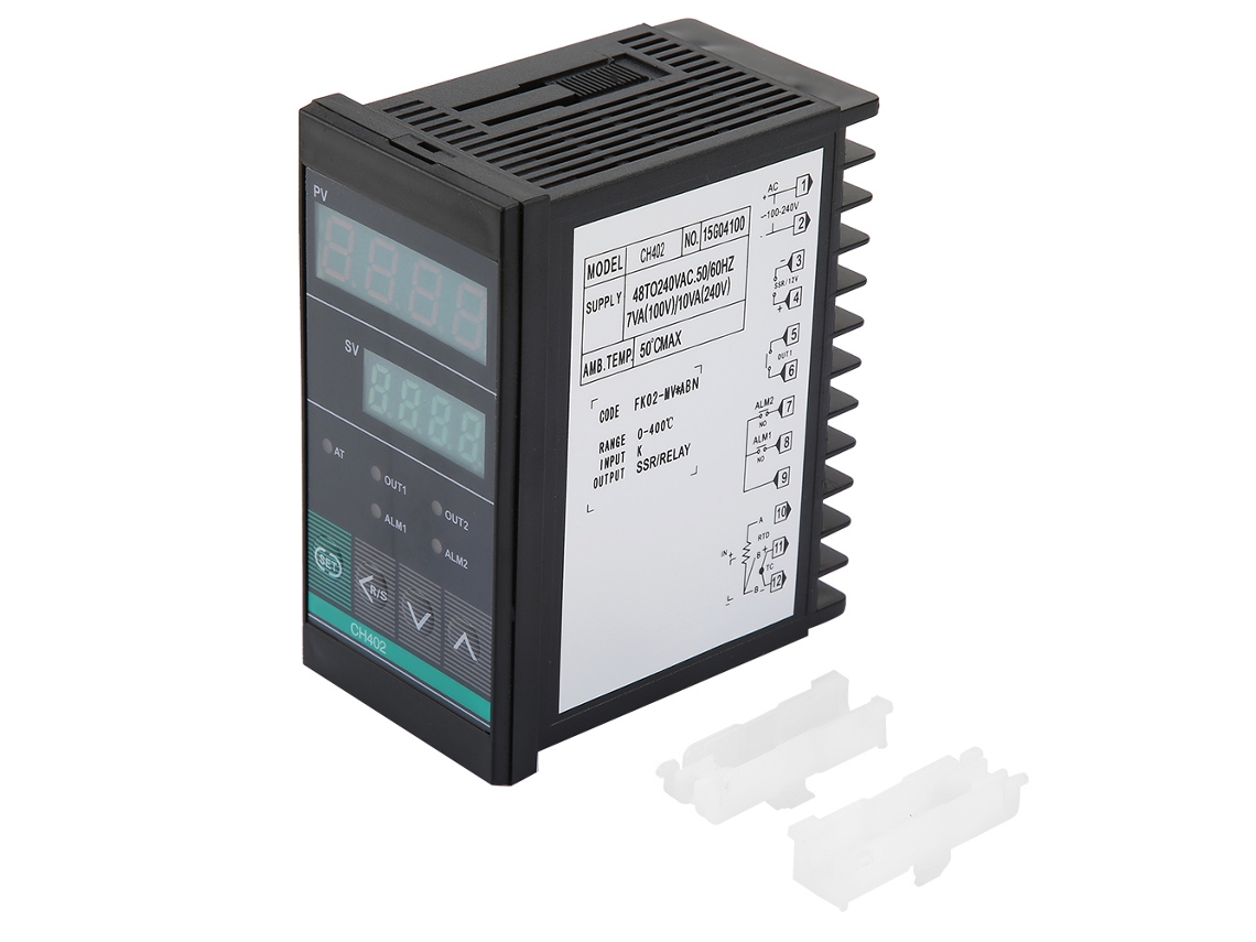 Controlador de temperatura digital Rex-ch402 con salida de relé/SSR y función de alarma