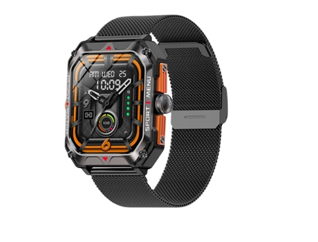 Reloj inteligente para hombre, Monitor militar saludable, voz AI, llamada Bluetooth, Fitness, reloj inteligente deportivo resistente al agua para A...