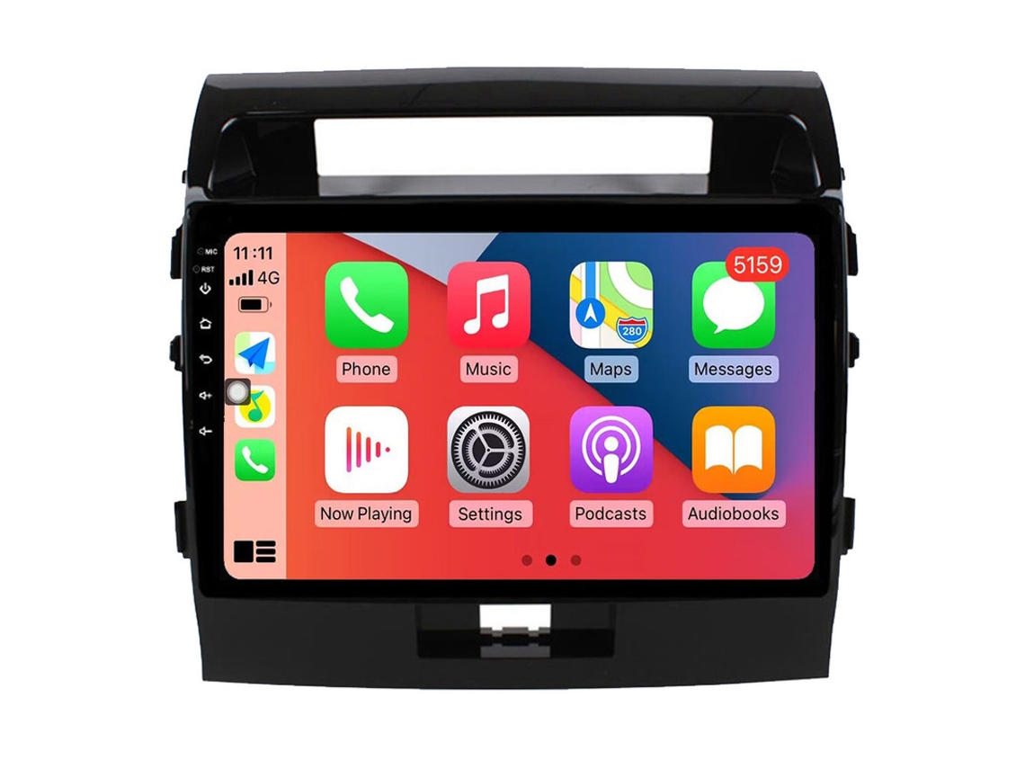 Coche Radio Android Auto Autoradio 8GB RAM 128G ROM CarPlay Navegación GPS Pantalla Táctil RoverOne para Toyota Land Cruiser 11 200 2007 - 2015 