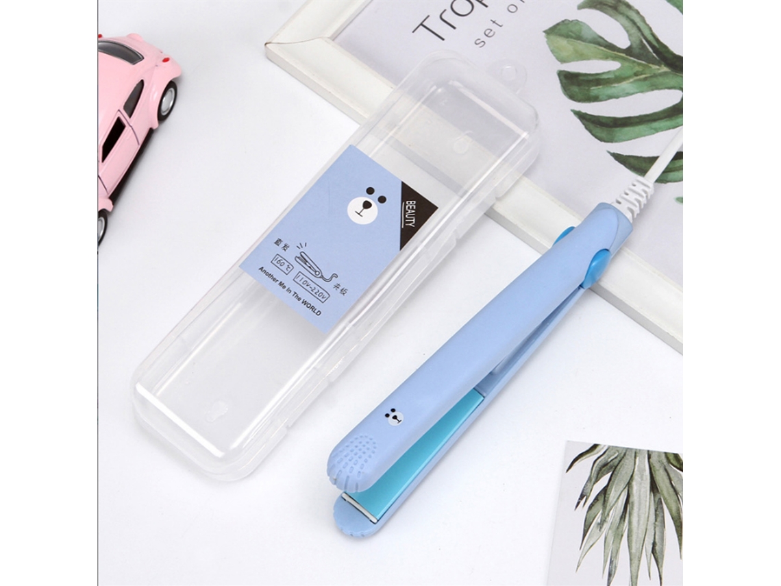 Plancha De Cabello Mini Profesional De Cerámica 220v Para Estudiantes Plancha Plana Alisadora Portátil