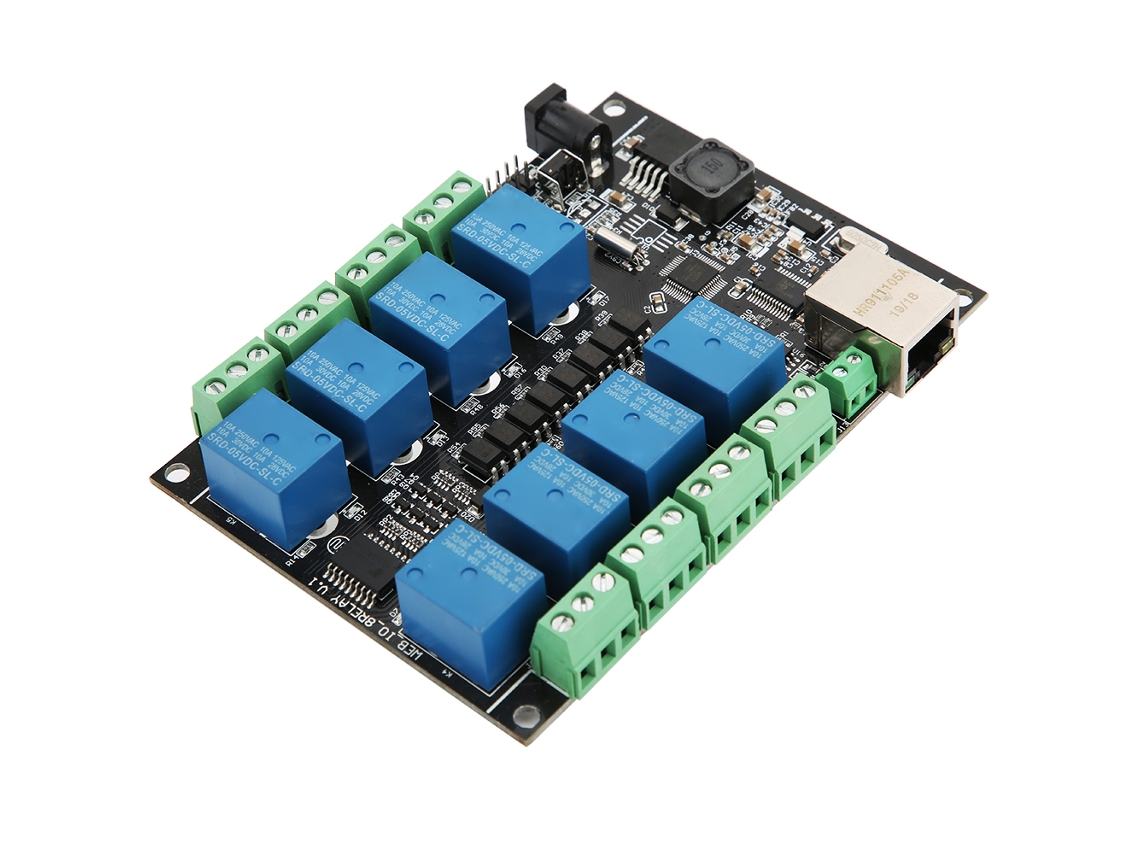 Módulo De Control Plc Con Relé De Red Rj45, 8 Canales, Accesorio Industrial Nc-1000 Wifi